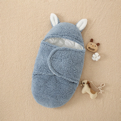 Plush Big Ears Sleeping Bag For 16-24 Inches Reborn Dolls