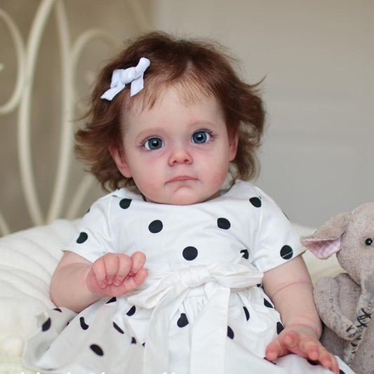 23 Inches Sweet Hilda Open Eyes Reborn Doll Girl- Maggie Series