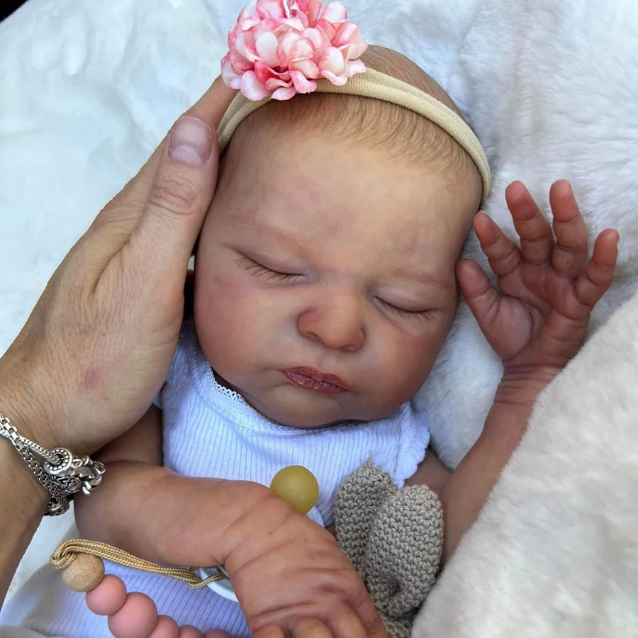 20 Inches Lindsay Closed Eyes Reborn Dolls-Laura