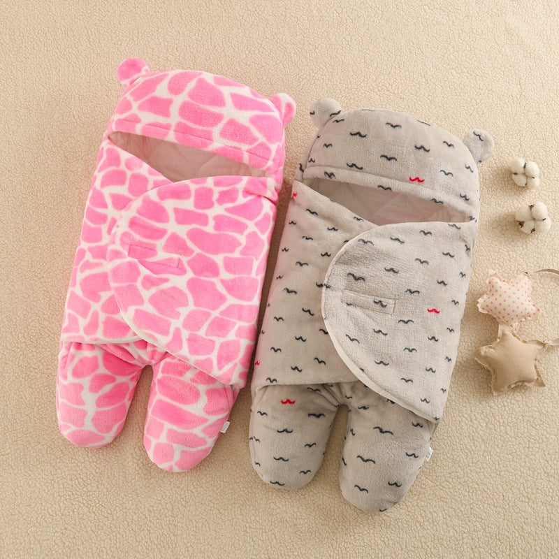 Flannel Split Legs Sleeping Bag For 16-24 Inches Reborn Dolls