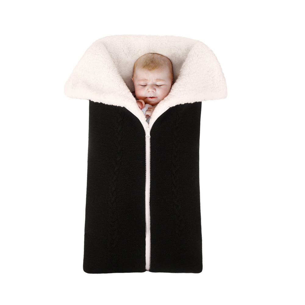 Warm Knit Fleece Sleeping Bag For 17-24 Inches Reborn Dolls