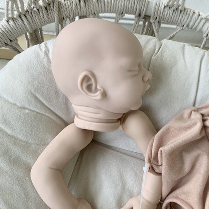 19 inches Sam Closed Eyes DIY Blank Unpainted Reborn Doll Kit