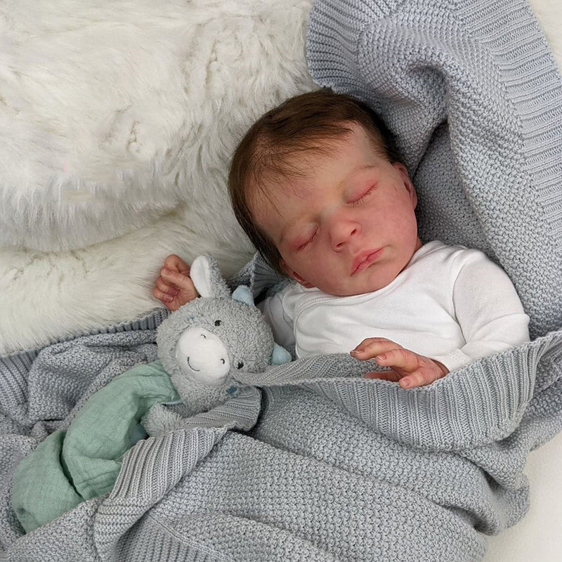 Jared 18 Inches Rooted Hair Reborn Dolls-Jude