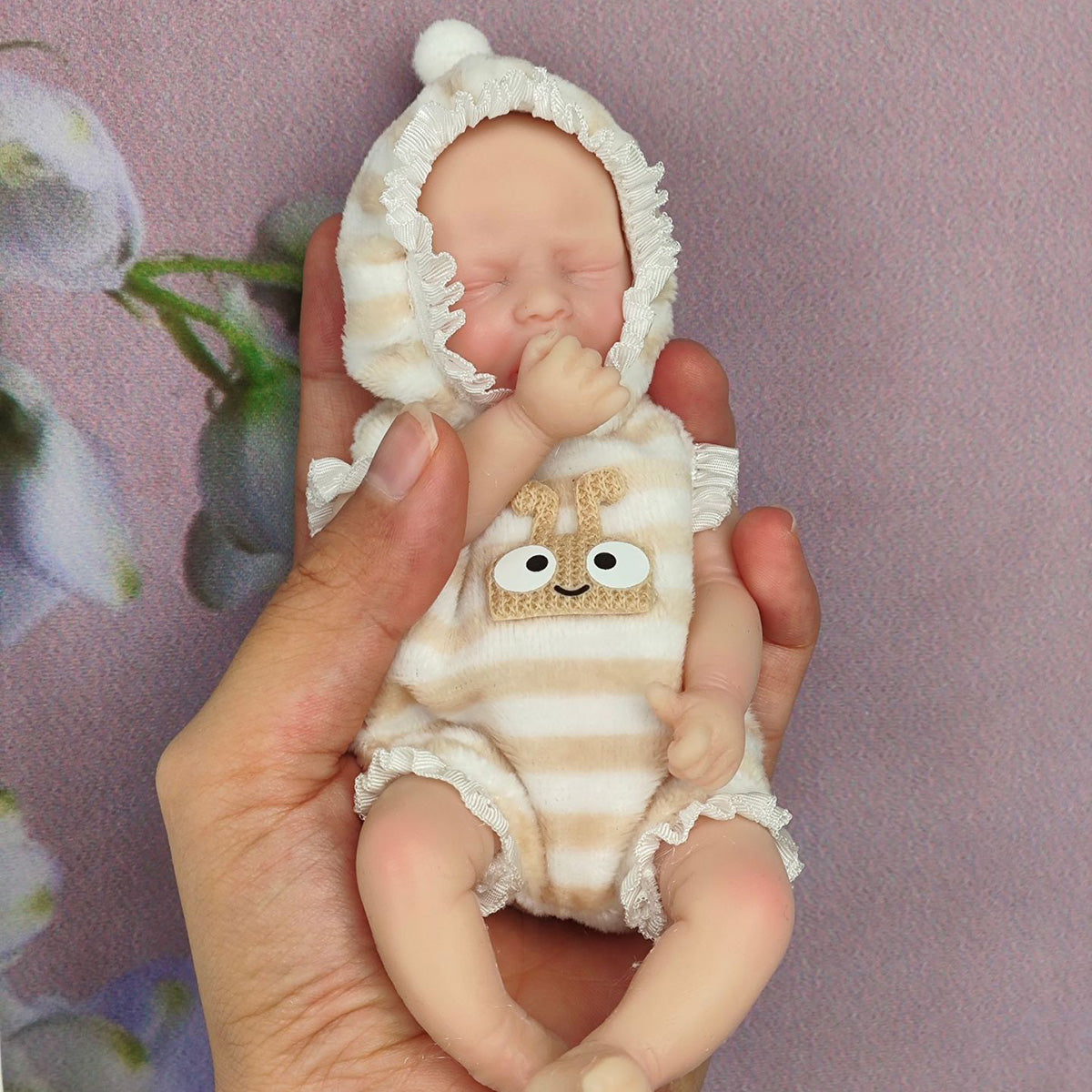 6 Inch 15cm Closed Eyes Reborn Dolls Twins-Darren