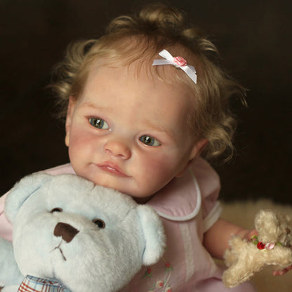 23 Inches Tobiah Open Eyes DIY Blank Reborn Doll Kit