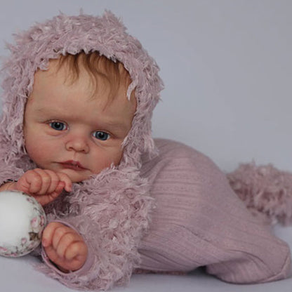 19 inches Joleen Open Eyes DIY Blank Unpainted Reborn Doll Kit