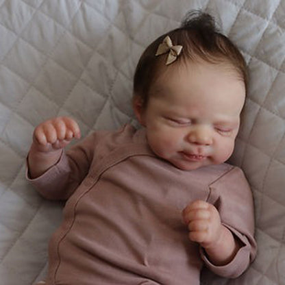 19 Inches Jessie Lifelike Close Eyes Reborn Baby Doll