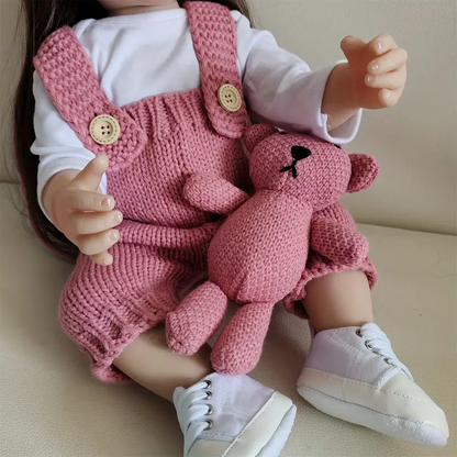 22 Inch Reborn Dolls Girls Cheryl With Long Hair