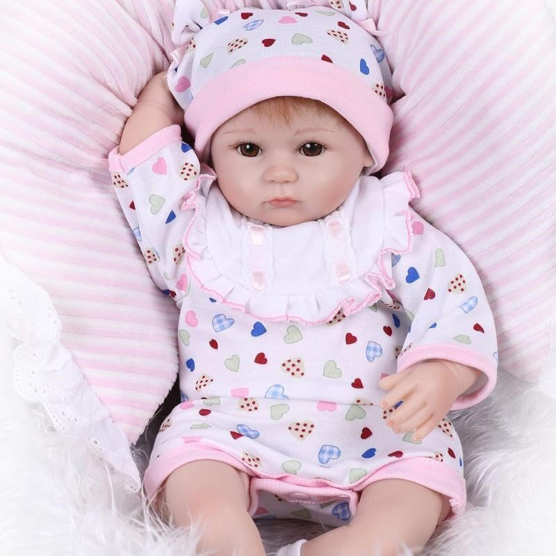 16'' Lifelike Cloth Boby Dolls Reborn Dolls Girls