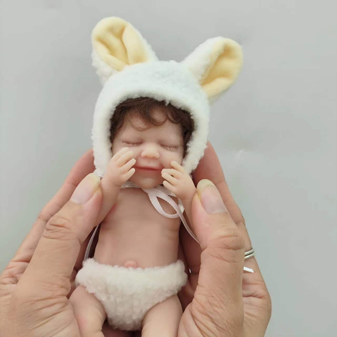 6 inch 15cm smile reborn mini doll April