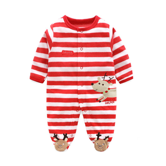 Stripe Long Sleeves Christmas dolls Clothes