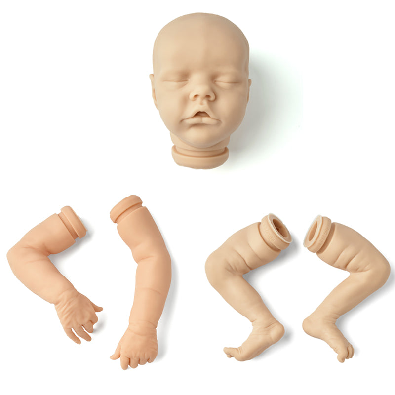 17 inches Twin-B DIY Blank Vinyl Unpainted Unfinished Reborn Doll Kit