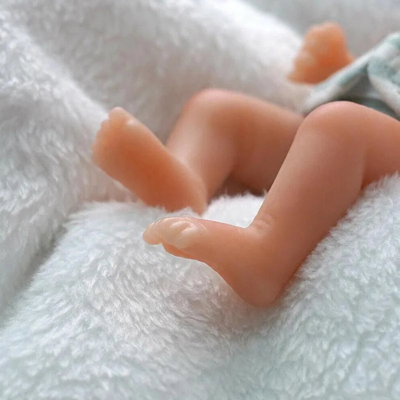 6 Inches 15cm Twin A Sleeping Mini Reborn Doll