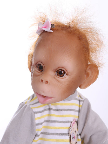 45CM Handmade Very Detailed Painting Reborn Baby Monkey