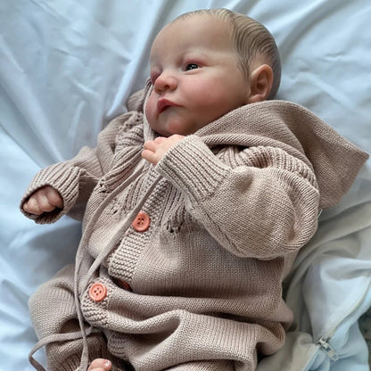 18'' Real Lifelike Carley Open Eyes Reborn Doll Boy/Girl-Levi Series