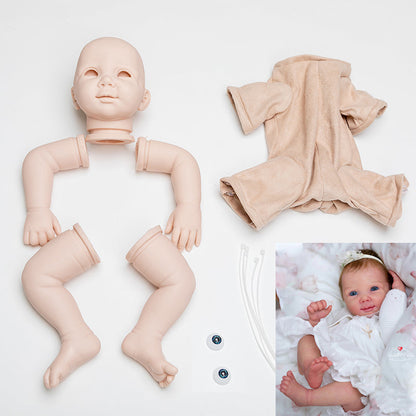 21 inches Fleur Sweet Face Soft Vinyl Unfinished Reborn Doll Kit