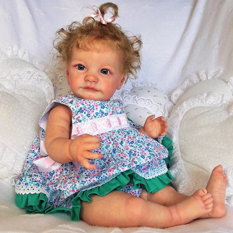 23 Inches Tobiah Open Eyes DIY Blank Reborn Doll Kit