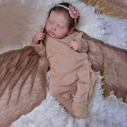 20 Inches Sweet Ina Close Eyes Reborn Doll Girl- Loulou Series