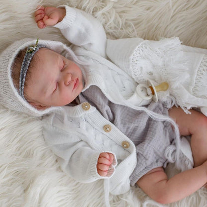 20 inches Avelee Closed Eyes DIY Blank Unpainted Reborn Doll Kit