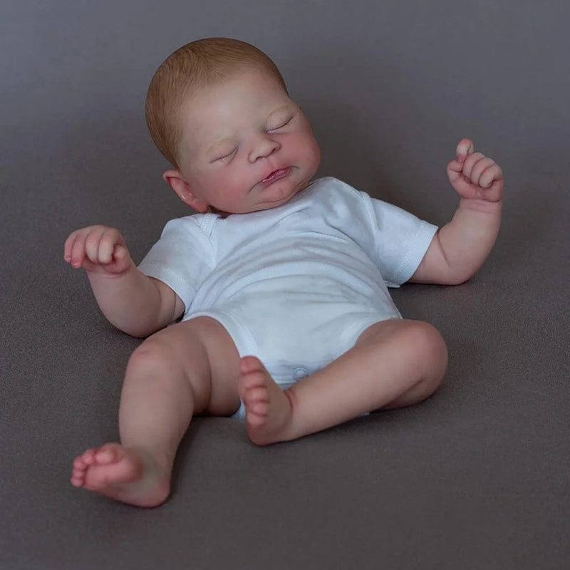 21 inches Lifelike Closed Eyes Reborn Dolls-Timothy