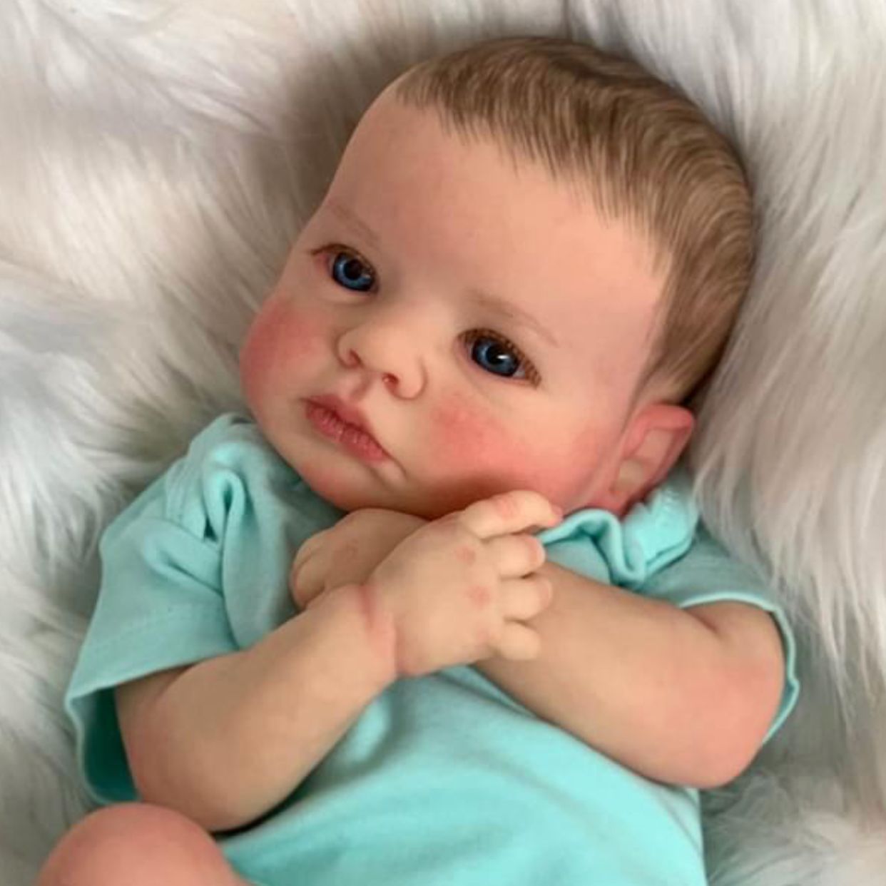 20 Inches blue eyes Loulou reborn dolls