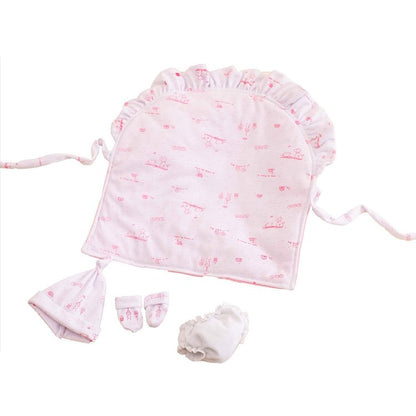 12 Inches Adorable Swaddle Blanket Suit for Reborn Baby Girls