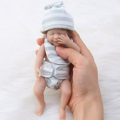 6 Inches 15cm April Sleeping Mini Reborn Doll