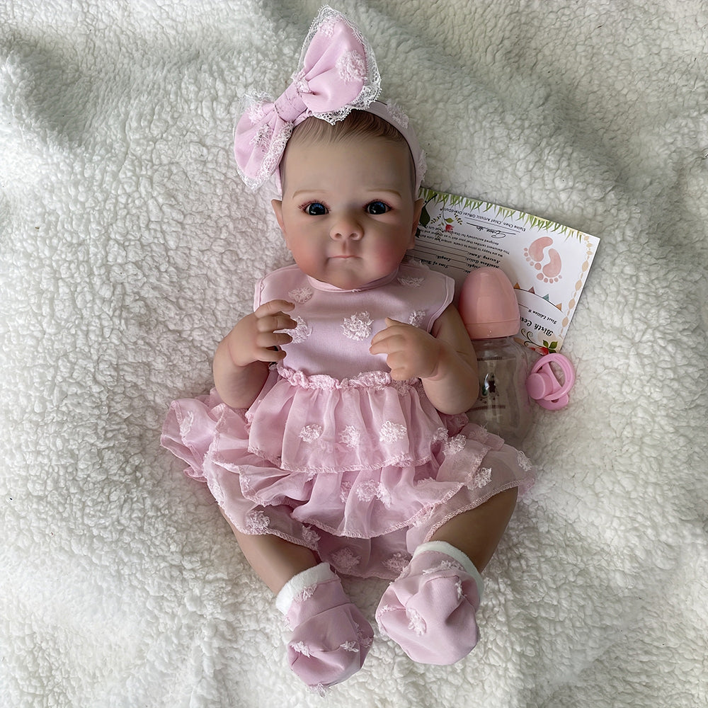 18 Inches Helen Open Eyes Reborn Dolls Girls-Bettie