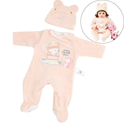 17-19 Inches Reborn Doll Clothes Set