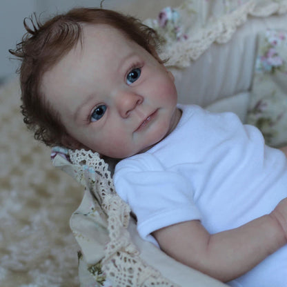 19 Inches Felicia Reborn Dolls With Open Eyes And Short Hair