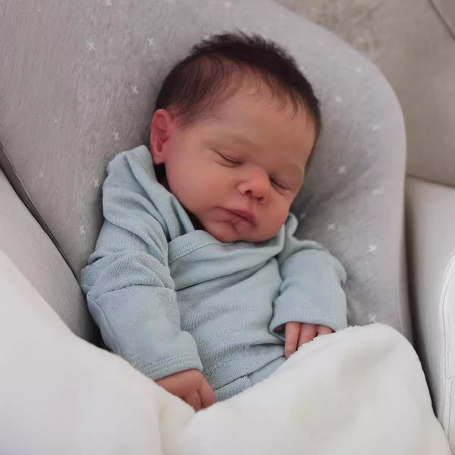 20 Inches/50Cm Jeffrey Sleeping Reborn Dolls With Short Hair-Marley