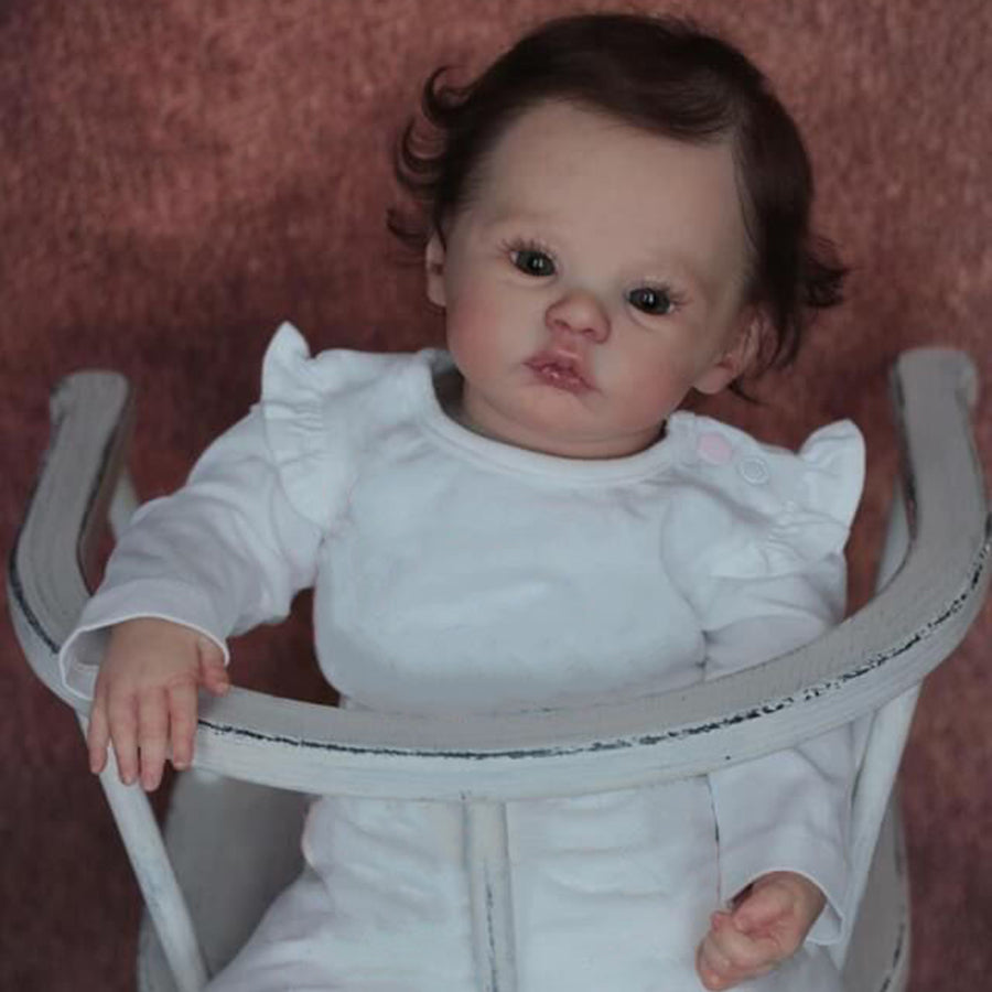 19 Inches Moore Lifelike Open Eyes Reborn Doll Girls-Meadow