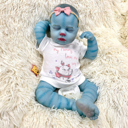 19 inches Close Eyes Reborn Doll Avatar-Loulou