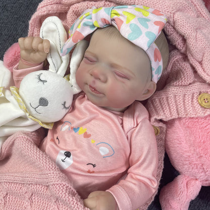 19 inch Joanne Realistic Sleeping Reborn Doll-Pascale