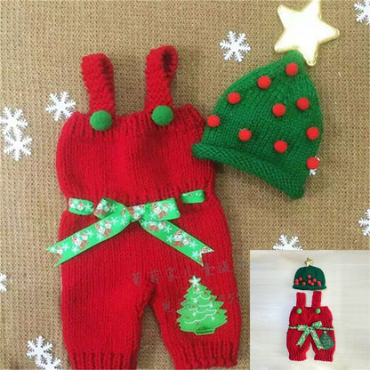 Christmas Knitted outfit for 20-24 Inches Dolls