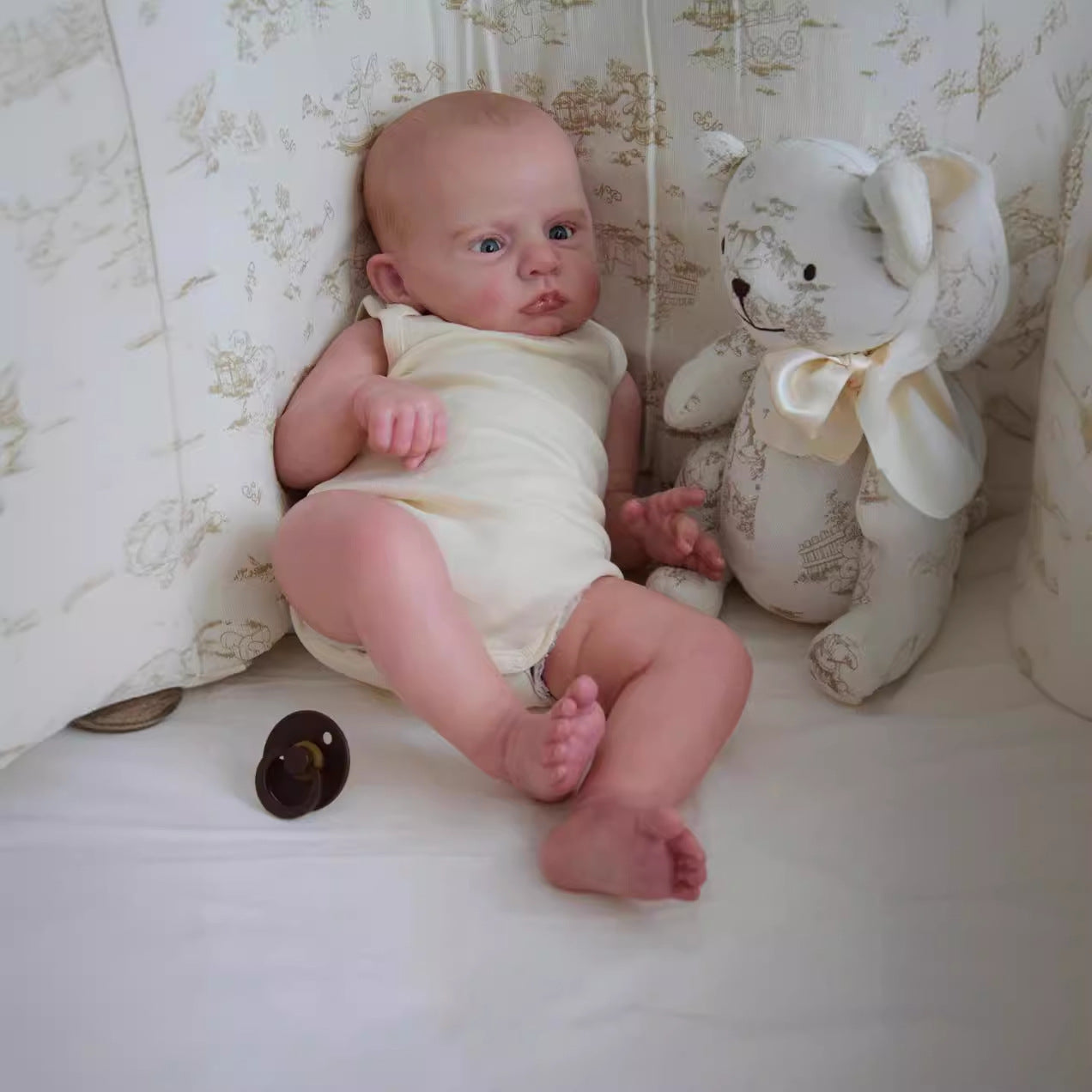 24 Inch Realistic Open Eyes Harold Reborn Dolls - Cameron