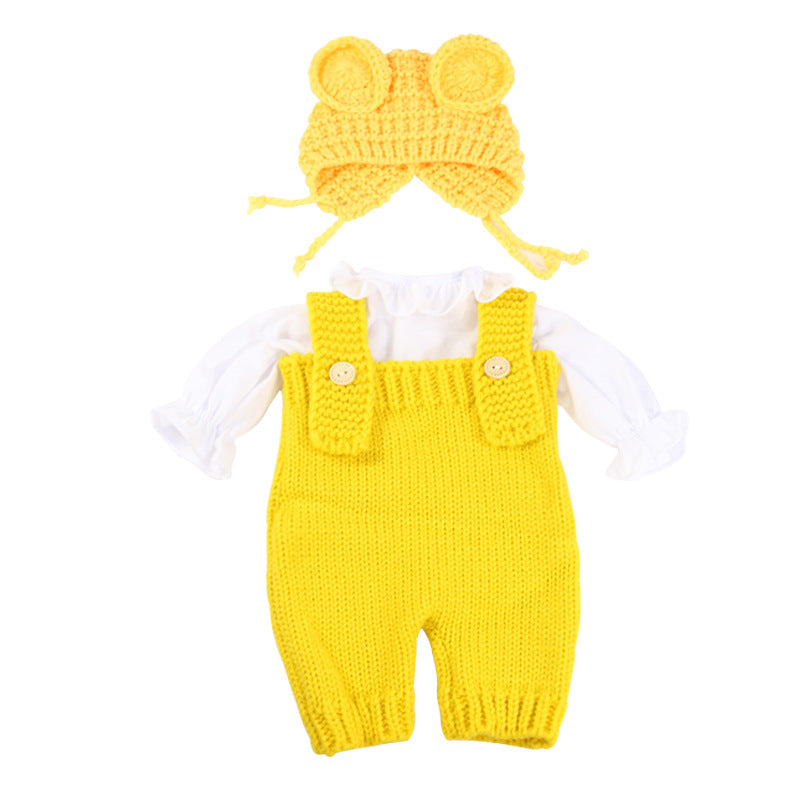 3-piece Knitted Reborn Doll Clothes for 22-24 Inches Reborn Dolls