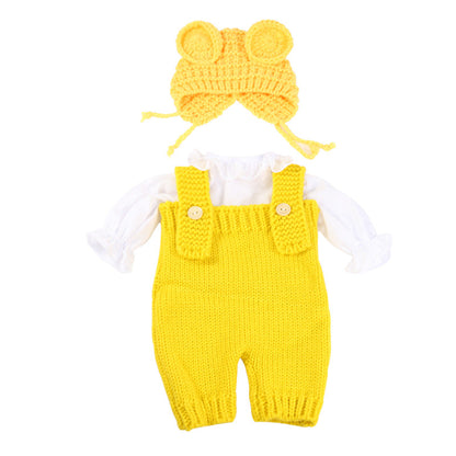 3-piece Knitted Reborn Doll Clothes for 22-24 Inches Reborn Dolls