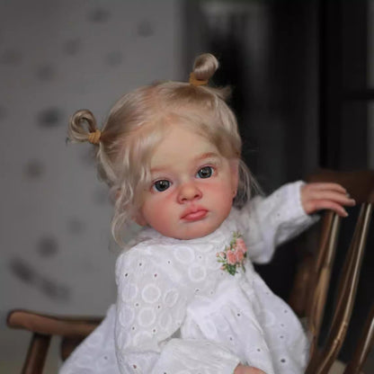 24Inch/60Cm Sally Curly Hair Open Eyes Reborn Girls Dolls