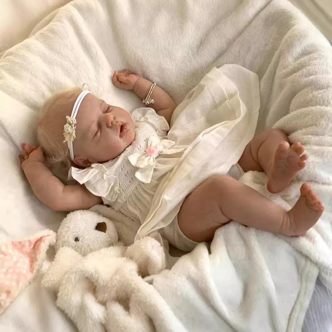 Dorothy 22 Inch Reborn Doll with Closed Eyes Blonde Hair-Alexis