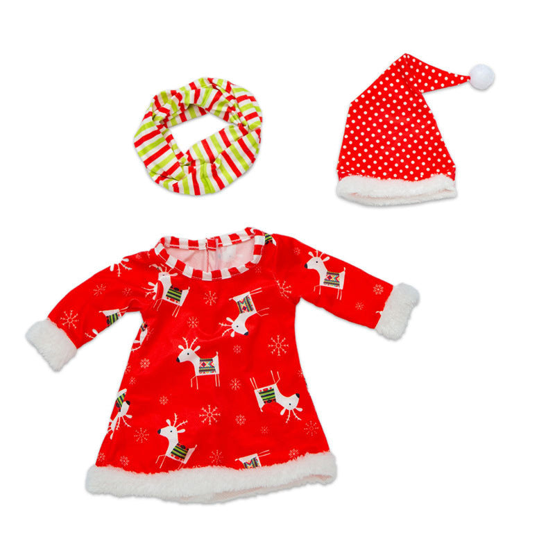 Christmas Doll Clothes for 18-22 Inches Reborn Dolls