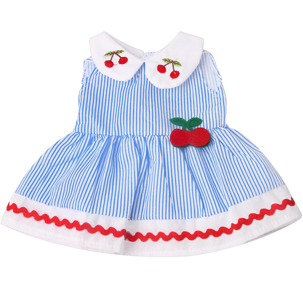 Cute Stripe Dress for 17-18 Inches Reborn Doll