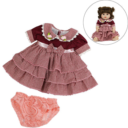 17-19 Inches Reborn Doll Clothes Set