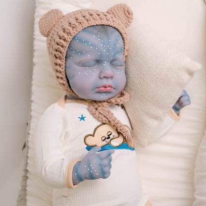 19 inches Closed Eyes Reborn Doll Avatar-Loulou