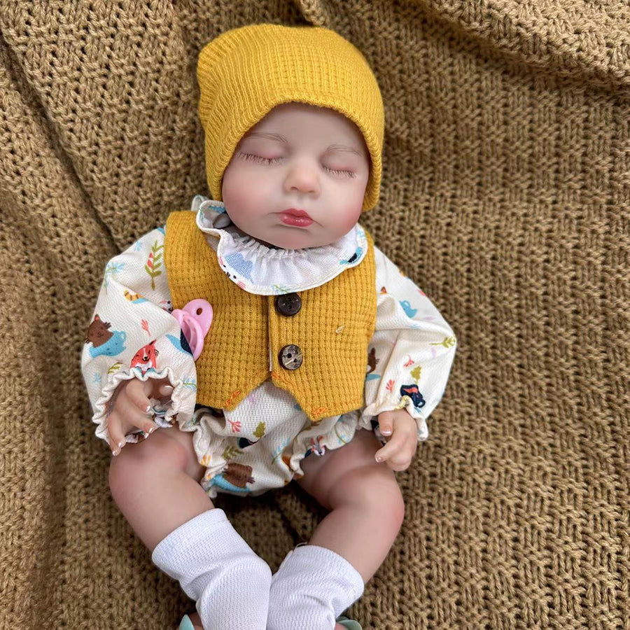 12 Inch Realistic Sleeping Mini Reborn Dolls Girls- Loulou