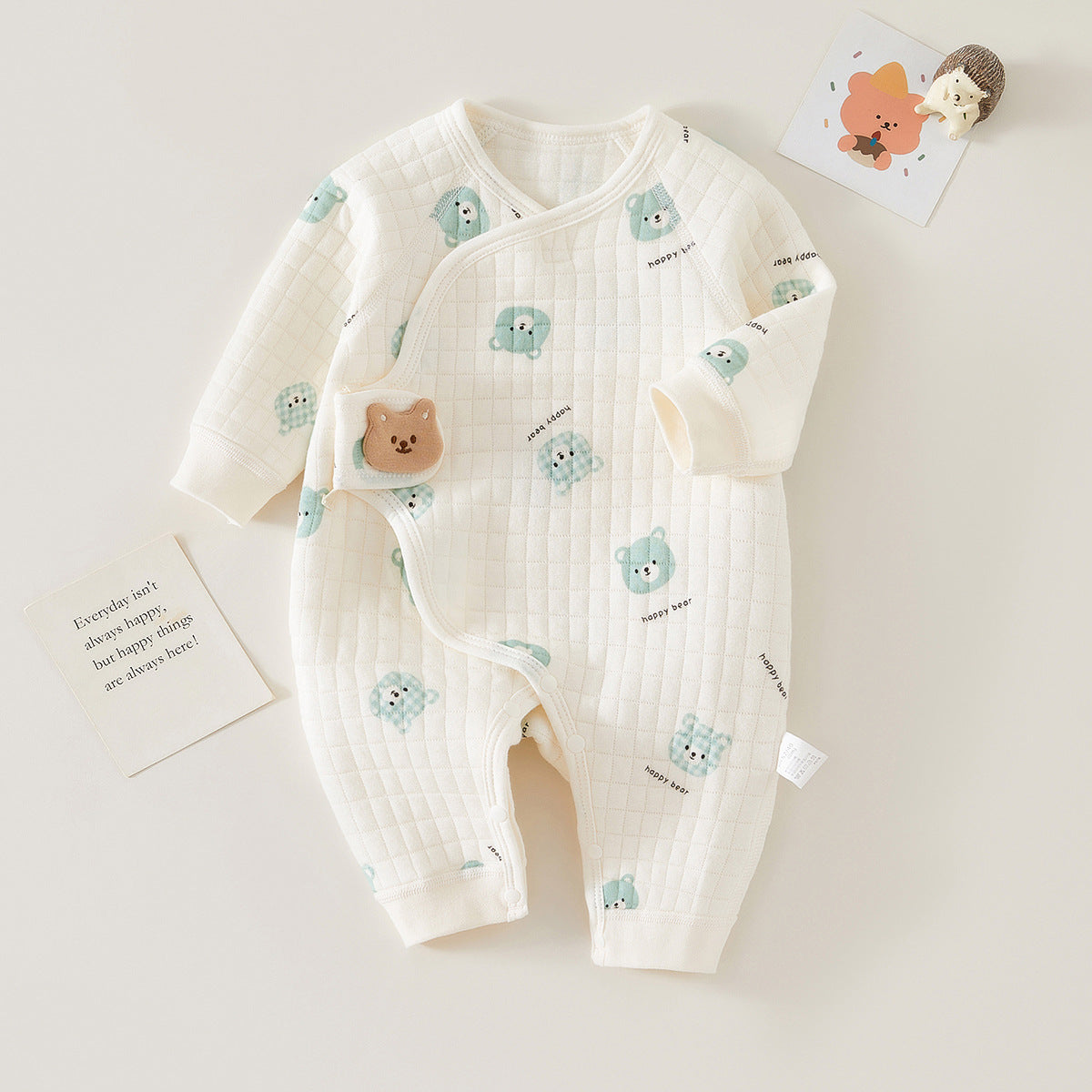 Piggy Long Sleeve Warm Romper for 20-27 Inches Reborn Dolls