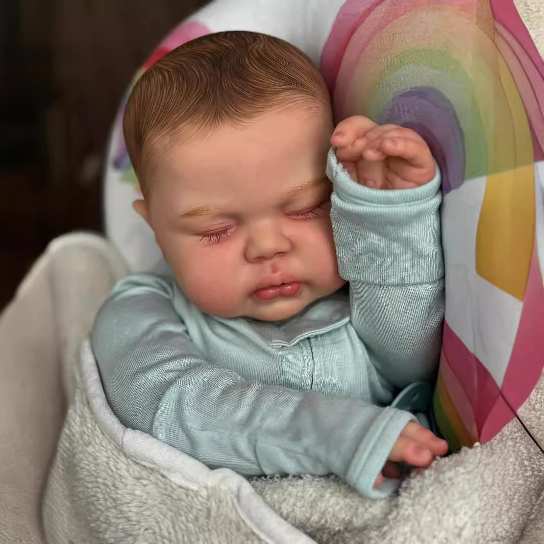 24 inch Closed Eyes Hazel Reborn Doll -Pickle