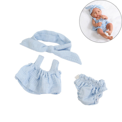 16-17 Inches Reborn Doll Dress 3-Piece Set