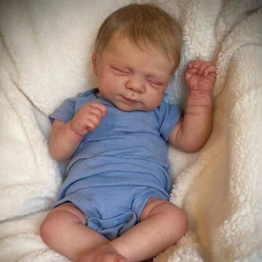 19 Inches Realistic Edwina Closed Eyes Reborn Doll-Pascale