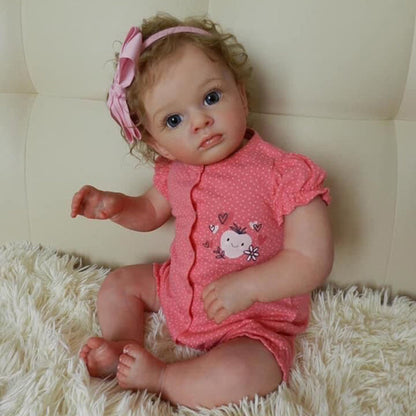 24 Inches Renee Blonde Hair Reborn Dolls with Open Eyes